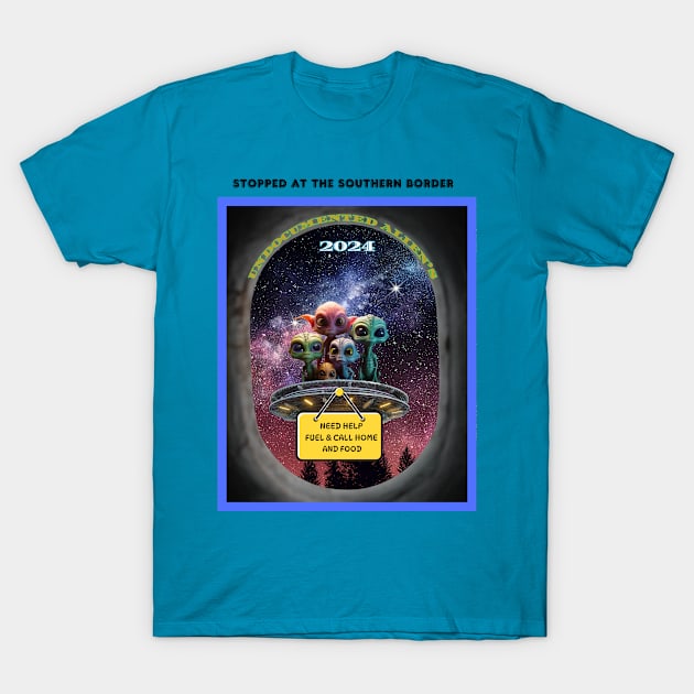 Aliens stranded in Outer Space T-Shirt by Spacetrap